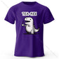Men's Tea-Rex Dinosaur Printed 100% Cotton T-Shirt