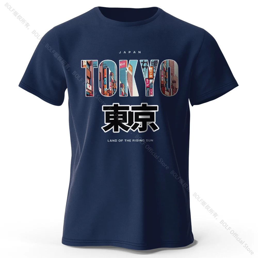 Tokyo Printed Fashion Forward 100% Cotton T-Shirt