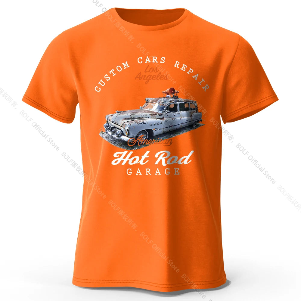 Custom Car Club Patch – 100% Cotton Unisex T-Shirt