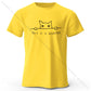 Minimalist Line Art Cat 100% Cotton Unisex T-Shirt