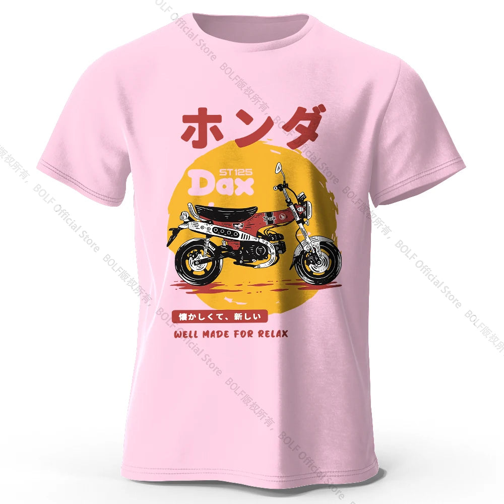 Retro Bike Art – Slim Fit Cotton T-Shirt