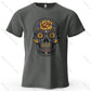 Mexican Sugar Skull Oversized Graphic T-Shirt