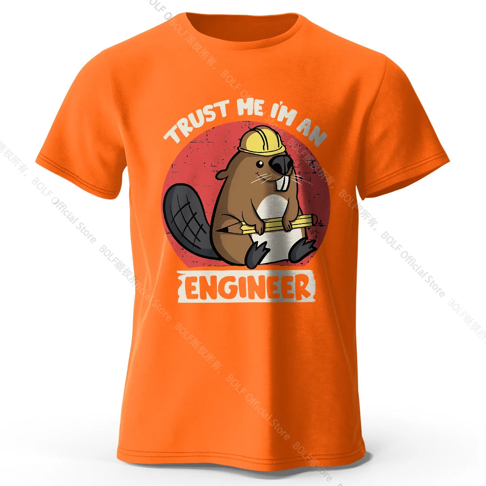 Trust Me I’m An Engineer – Oversized Unisex Cotton T-Shirt