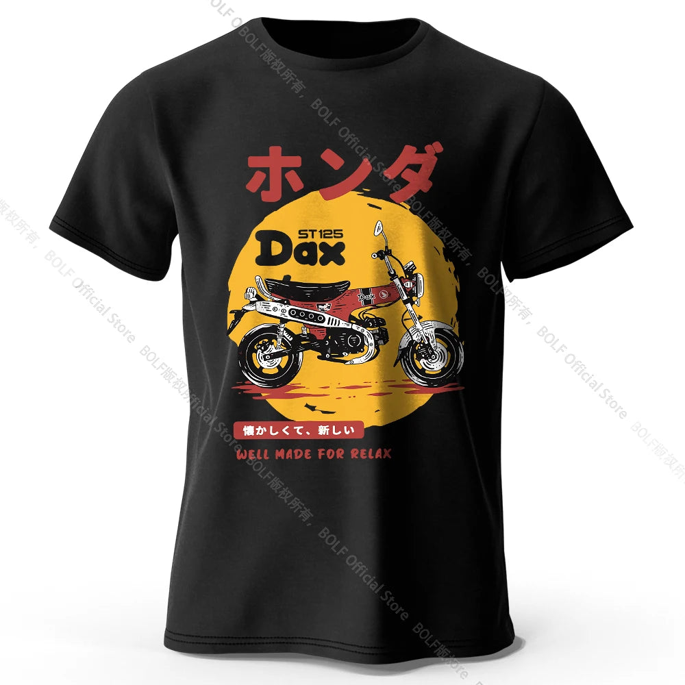 Retro Bike Art – Slim Fit Cotton T-Shirt
