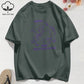 Summer T-Shirts Cotton Women I Was Dilly Dallying Funny Sheep Prints T Shirt Comfortable Loose O-Neck Tops Casual Womans Clothes