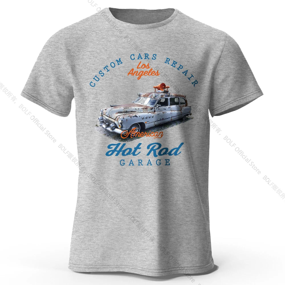 Custom Car Club Patch – 100% Cotton Unisex T-Shirt