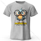 Whimsical Cartoon Bird – 100% Cotton Unisex T-Shirt