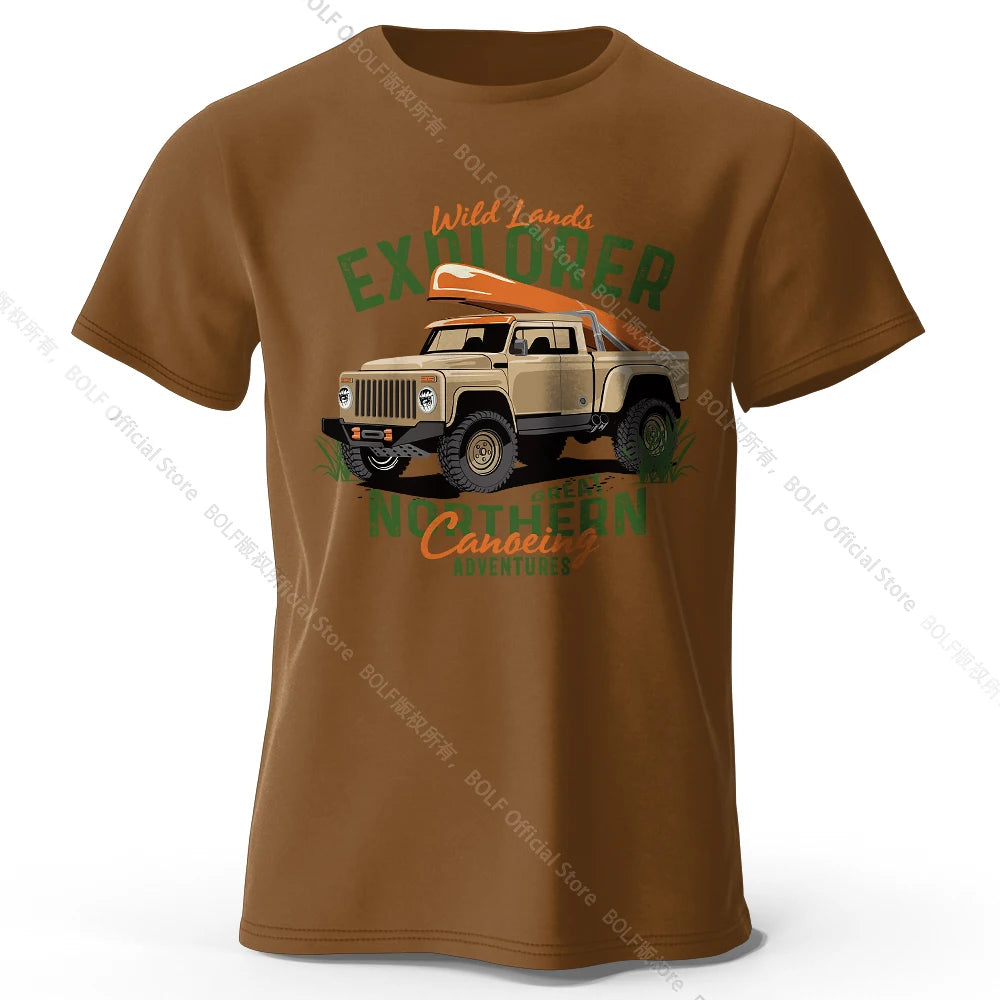 Military Off-Road Vintage – 100% Cotton Unisex T-Shirt