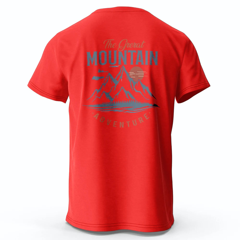 Hiking Outdoor – Unisex Cotton Sport T-Shirt