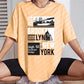New York Brooklyn 1976 Printing Women T-Shirt Creativity Casual Tee Shirts Street Hip Hop Short Sleeve Basic All-Match Tshirts