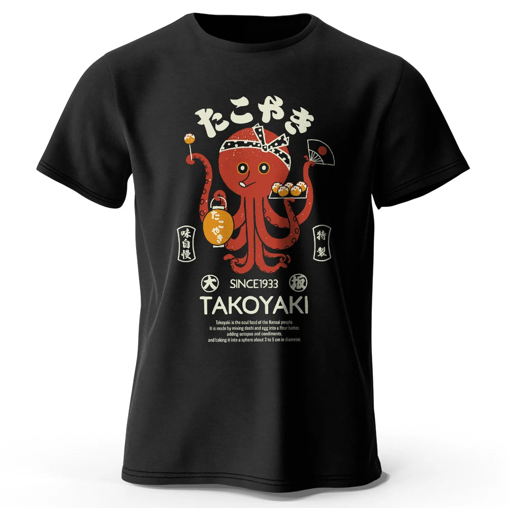 Japanese Octopus Chef – 100% Cotton Unisex T-Shirt