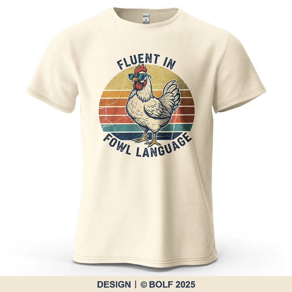 Cool Chicken Oversized Funny Graphic T-Shirt