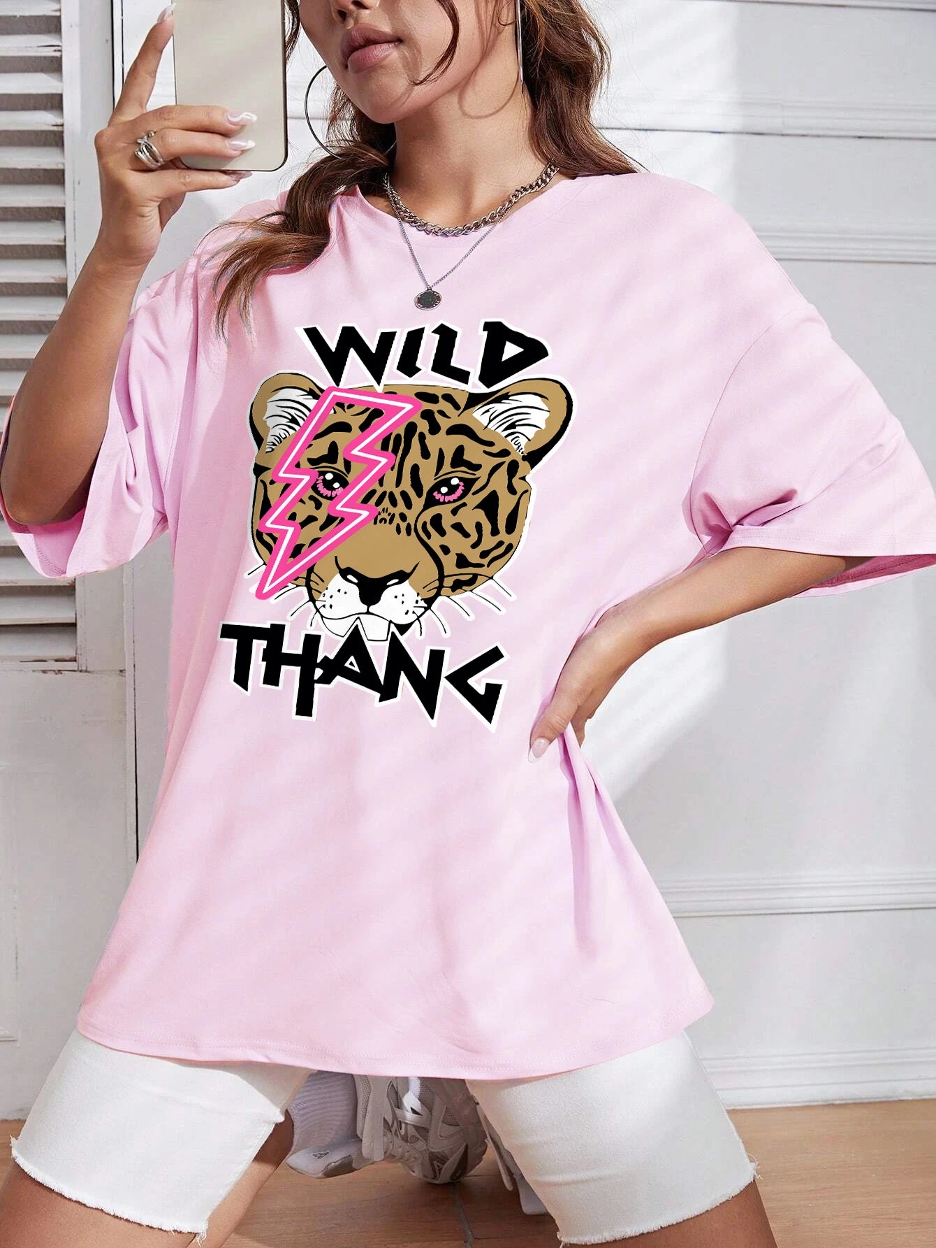 Wild Leopard Printing Women Tshirt Sport Casual Fashion T Shirt Summer Clothes Breathable Oversize Short Sleeve Female