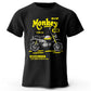 Vintage Motorcycle Sketch – 100% Cotton Unisex T-Shirt