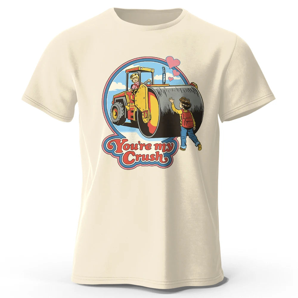 You Are My Crush – Oversized Unisex Cotton T-Shirt