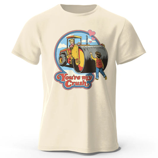 You Are My Crush – Oversized Unisex Cotton T-Shirt