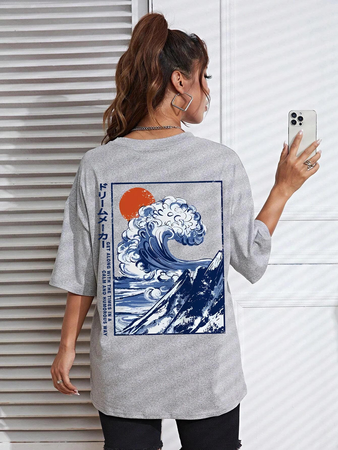 Japanese Wave Sunset