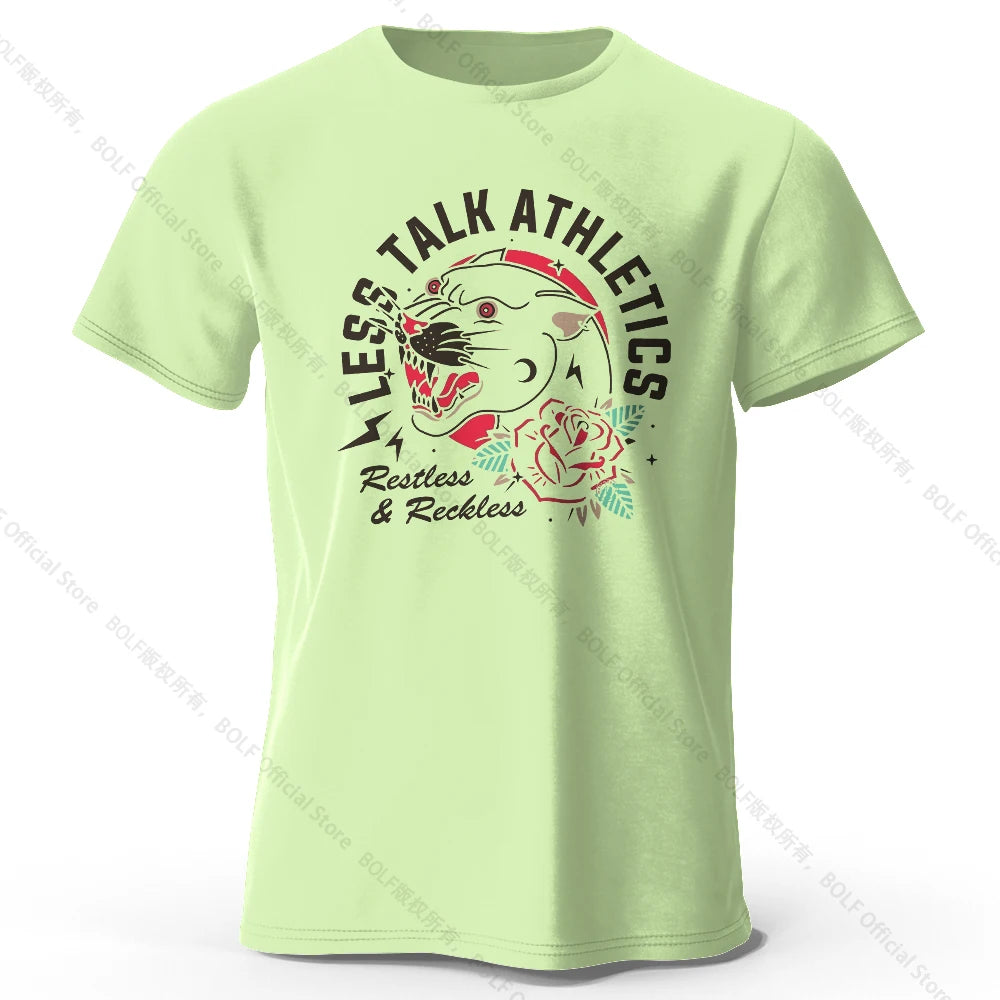 Less Talk Athletics – Oversized Unisex Cotton T-Shirt
