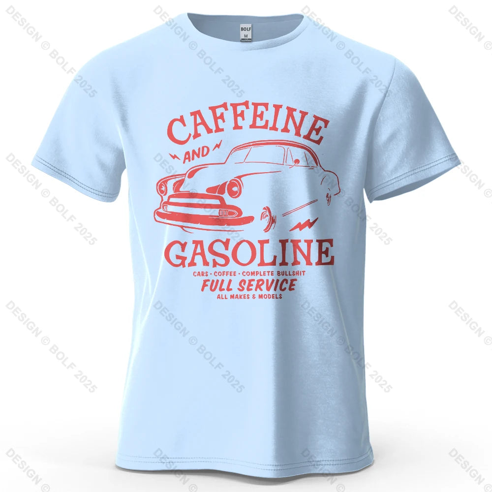 Caffeine & Car Oversized Vintage Graphic T-Shirt