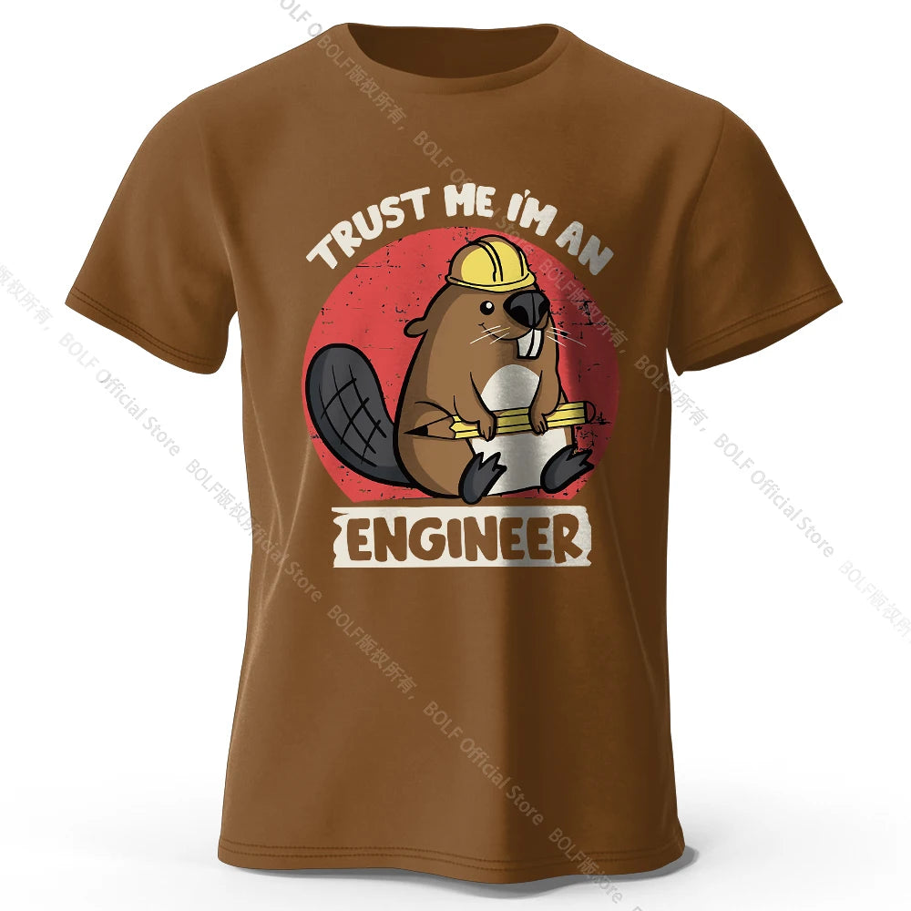 Trust Me I’m An Engineer – Oversized Unisex Cotton T-Shirt