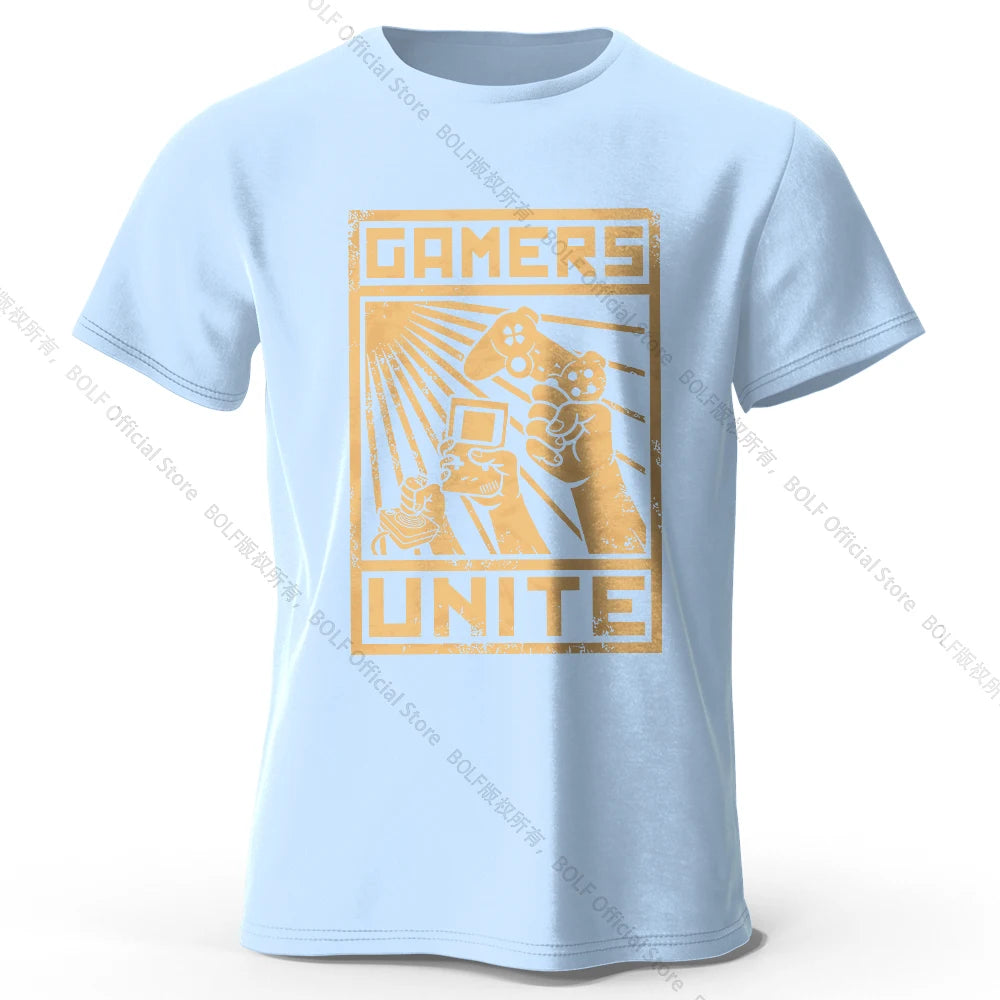 Gamers Unite – Oversized Unisex Cotton T-Shirt