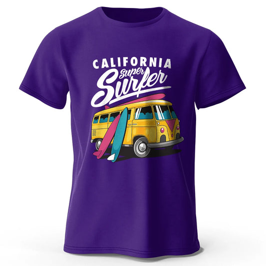 Surfer Sunrise Silhouette – 100% Cotton Unisex T-Shirt