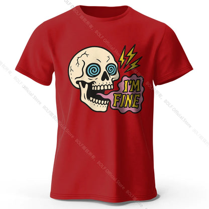 I Am Fine Cotton T-Shirt