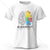 Creative Mind Map Printed 100% Cotton T-Shirt