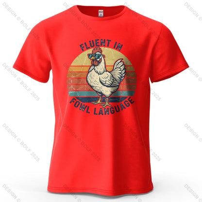 Cool Chicken Oversized Funny Graphic T-Shirt