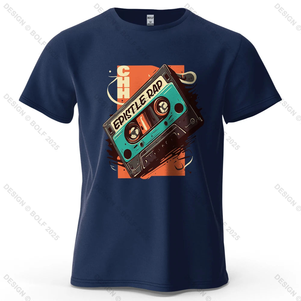 Cassette Tape Retro Music Oversized T-Shirt