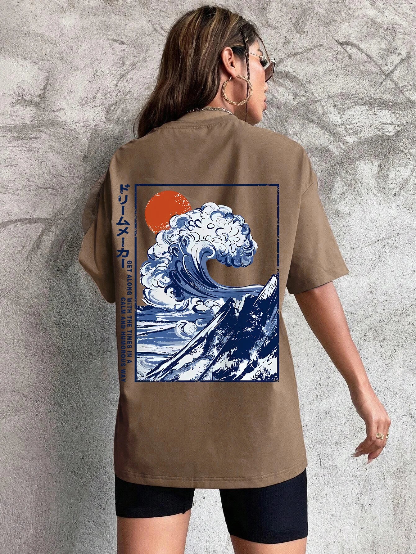 Japanese Wave Sunset