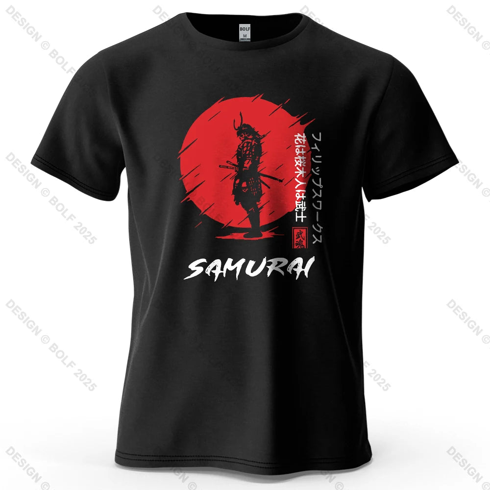 Sunset Samurai Oversized Graphic T-Shirt