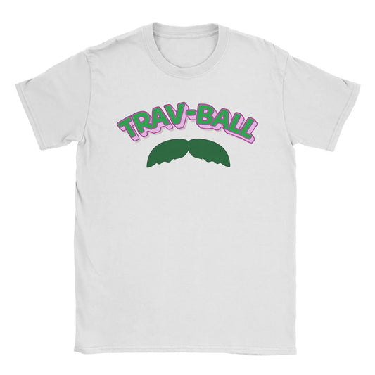 Travball Green Moustache Cricket T-Shirt
