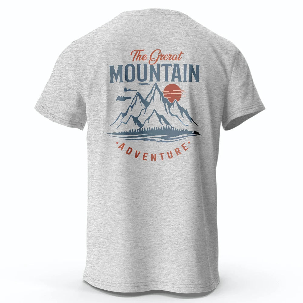 Hiking Outdoor – Unisex Cotton Sport T-Shirt
