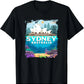 Australia Day Map T-Shirt - Kangaroo Koala Boomerang