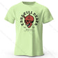 Gothic Skeleton Cotton T-Shirt
