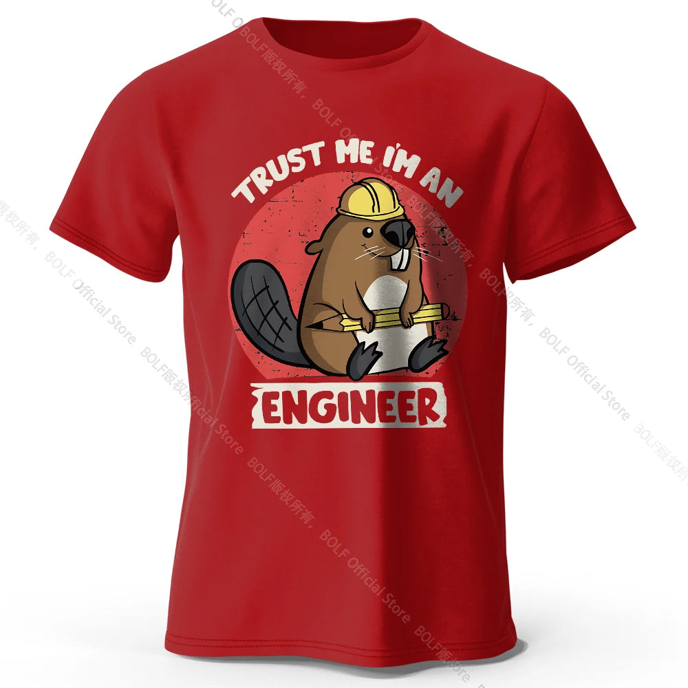 Trust Me I’m An Engineer – Oversized Unisex Cotton T-Shirt