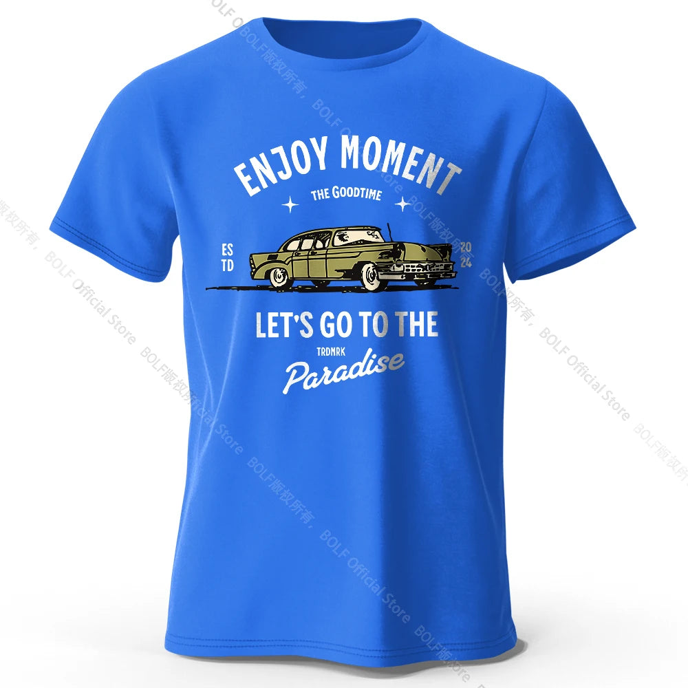 Enjoy Moment – Oversized Unisex Cotton T-Shirt