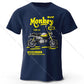 Vintage Motorcycle Sketch – 100% Cotton Unisex T-Shirt