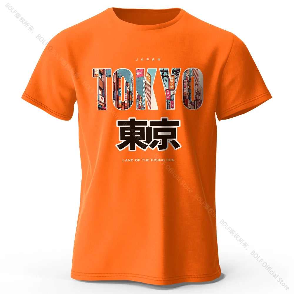 Tokyo Printed Fashion Forward 100% Cotton T-Shirt