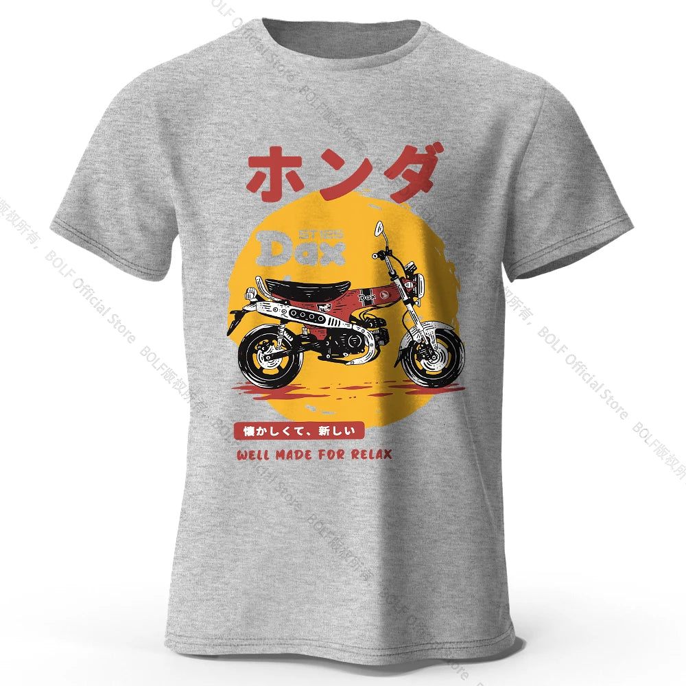Retro Bike Art – Slim Fit Cotton T-Shirt