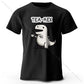 Men's Tea-Rex Dinosaur Printed 100% Cotton T-Shirt