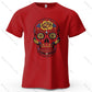 Mexican Sugar Skull Oversized Graphic T-Shirt