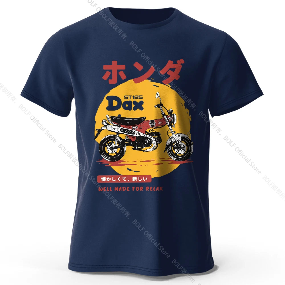 Retro Bike Art – Slim Fit Cotton T-Shirt
