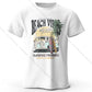 Vintage Vacation Badge – 100% Cotton Unisex T-Shirt