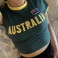 Australia Day Crop Top - Women's Polyester