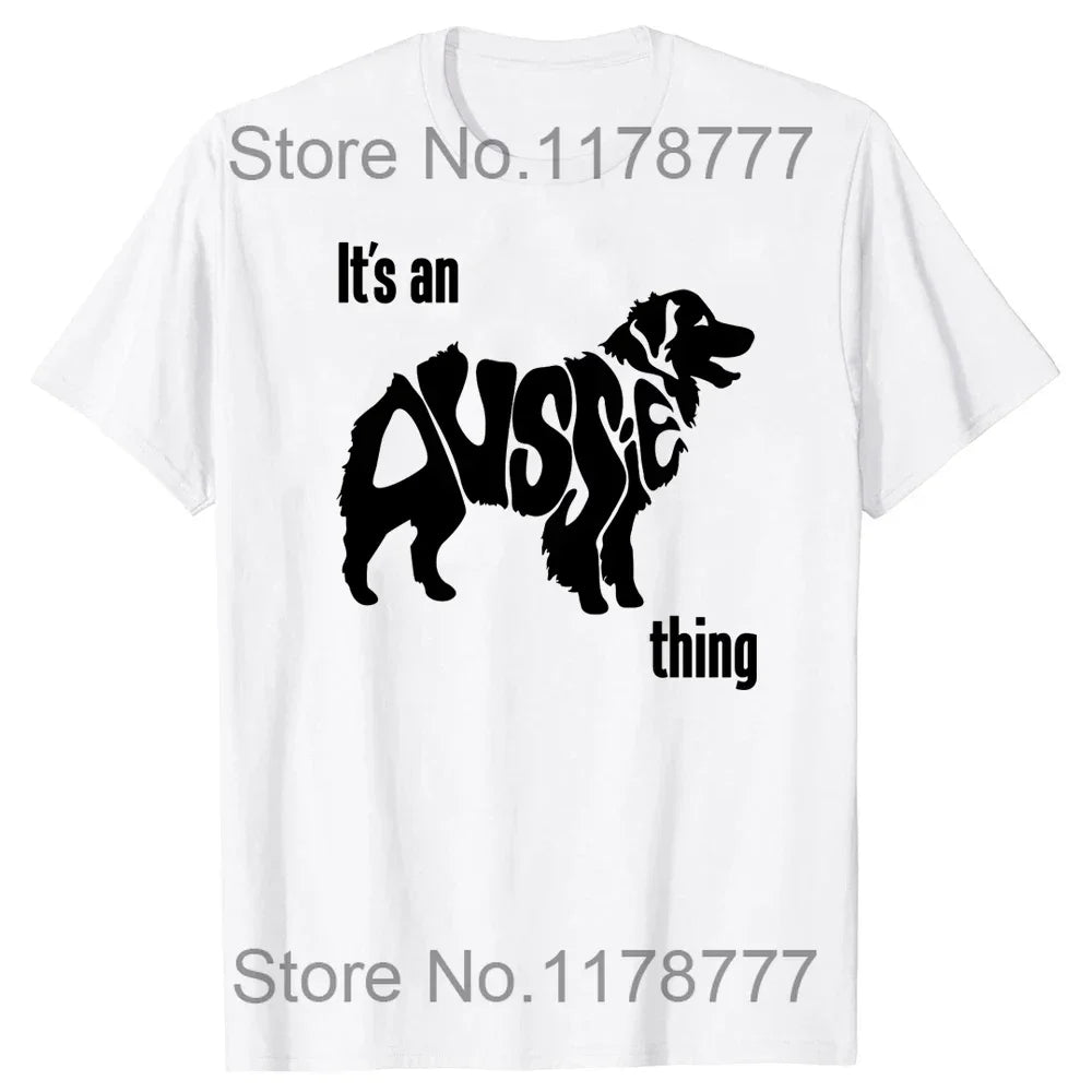 Australia Day Shepherd Dog T-Shirt - Premium Cotton