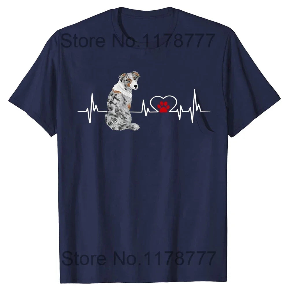 Australia Day Shepherd Dog T-Shirt - Premium Cotton