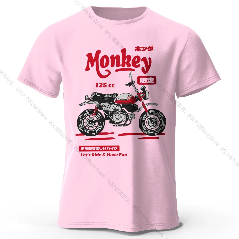 Vintage Motorcycle Sketch – 100% Cotton Unisex T-Shirt
