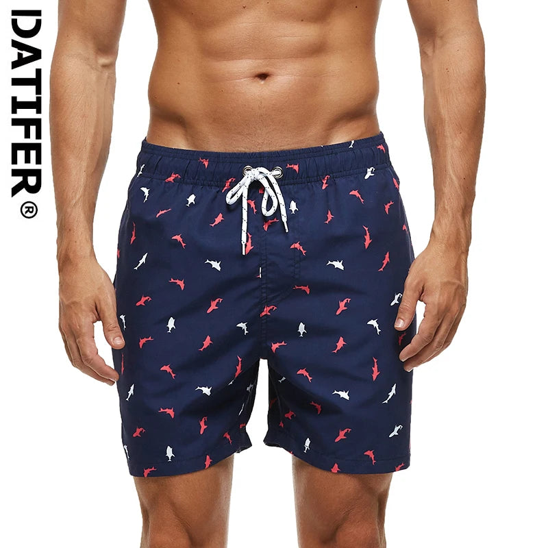 Pineapple Mens Shorts Beach Quick Dry Printing Swimsuit Mesh Liner